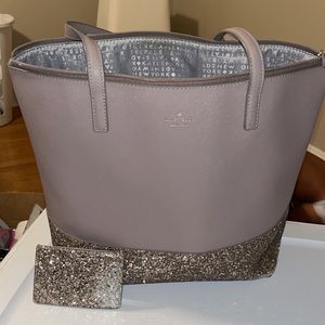 Kate spade glitter purse